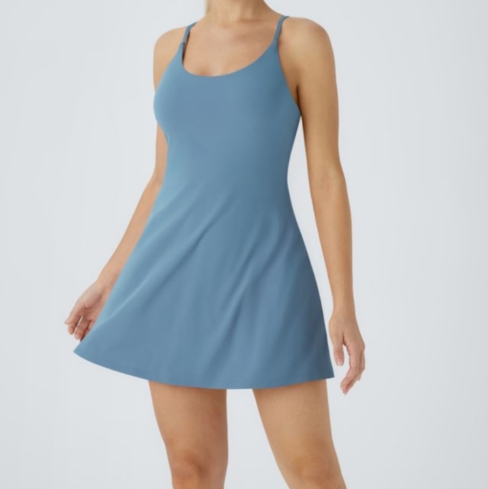 HALARA SoftlyZero Plush Backless Actice Dress